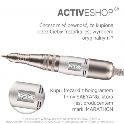 SAEYANG FREZARKA AKUMULATOROWA MARATHON K38 CRAFIEN MINI CZERWONA